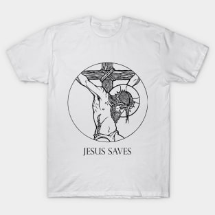 Jesus saves prayers gift T-Shirt